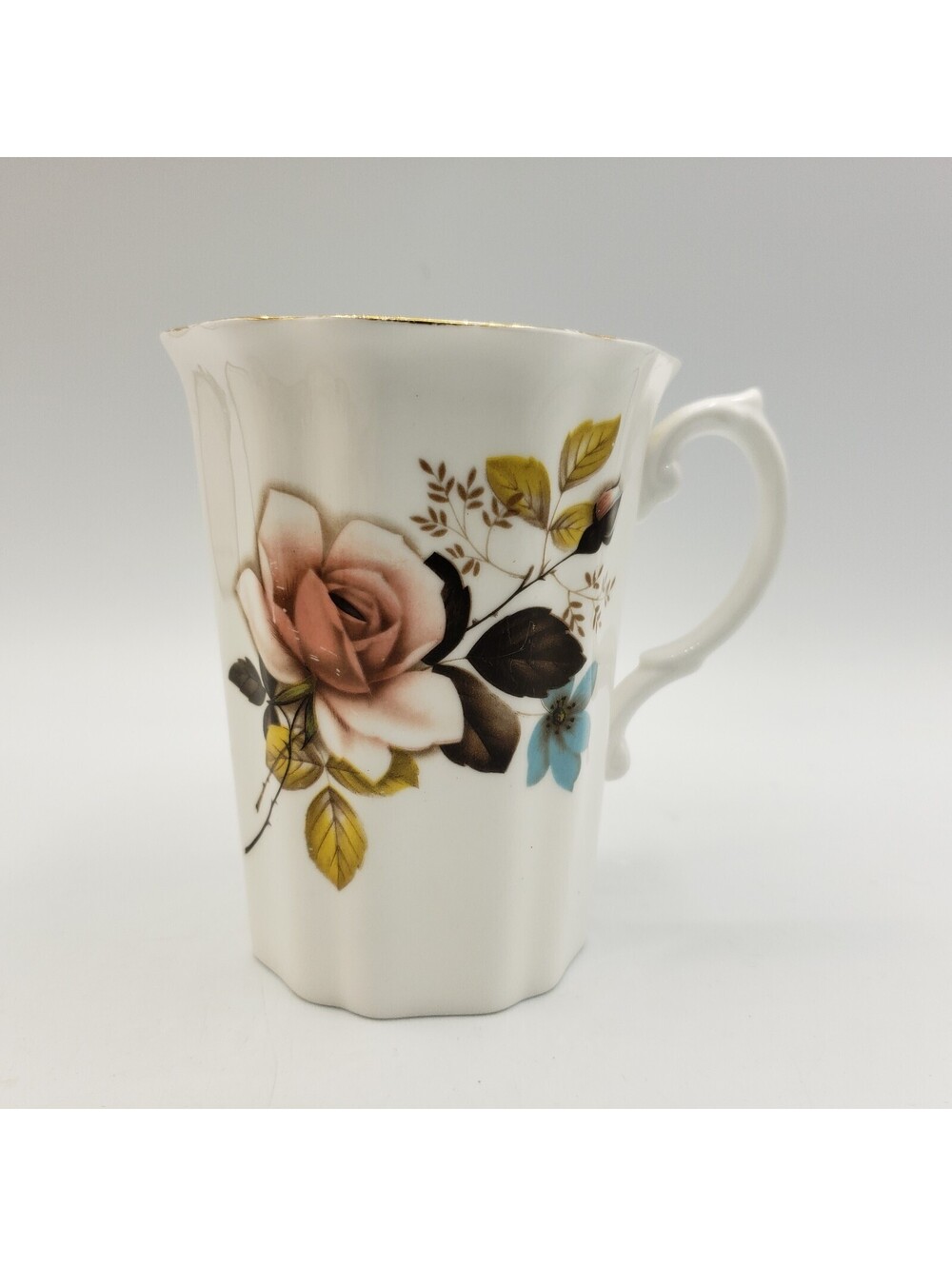 Vintage Royal Grafton Fine Bone China Mug Cup Pink Tea Rose
